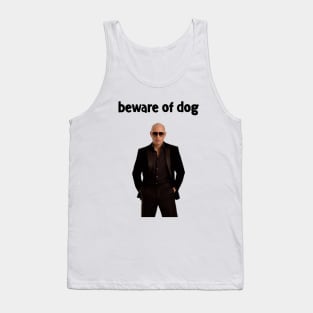 Beware of Pitbull Tank Top